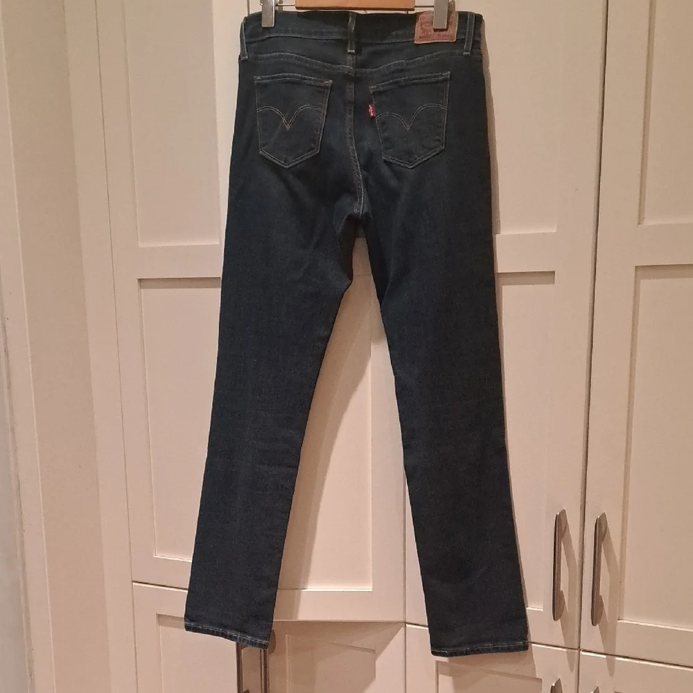 062 - Levi's 712 Dark Blue  Women's Jeans - Picture 6 of 7